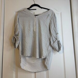 Reitmans Black and White Blouse